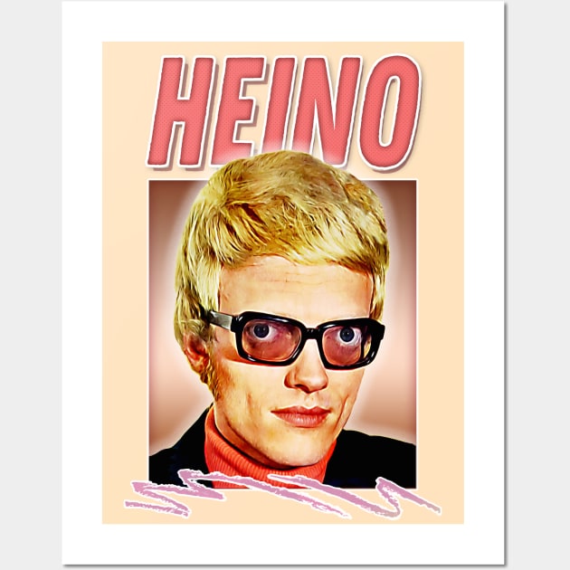 It's Heino! Retro Aesthetic Fan Art Tribute Wall Art by DankFutura